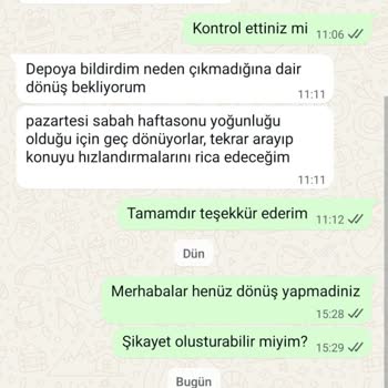 Siparişim Haftalardır Paketlenmiyor Yetkiliye Ulaşamıyorum