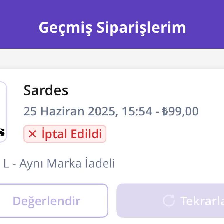 Depozito Param İade Edilmedi, Siparişim İptal Edildi Ve Kötü Muamele Gördüm