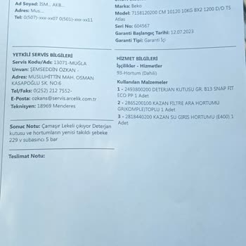 Beko Çamaşır Makinesi Sorunları Ve Servis Mağduriyeti