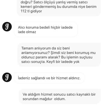 Gardrops İade Sonrası Kesinti Ve Alıcı Koruma Ücreti Mağduriyeti