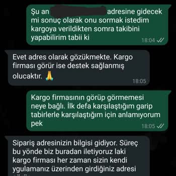 Adres Değişikliği Talebim Karşılanmadı, Siparişim Yanlış Adrese Gidebilir