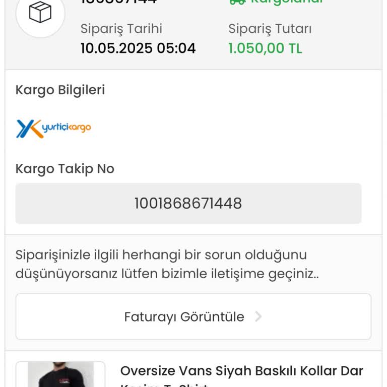 Siparişin Geç Teslimi Ve İade Sürecinde İletişimsizlik