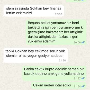 Çekim Taleplerim Sürekli Oyalandı, Ödeme Yapılmıyor