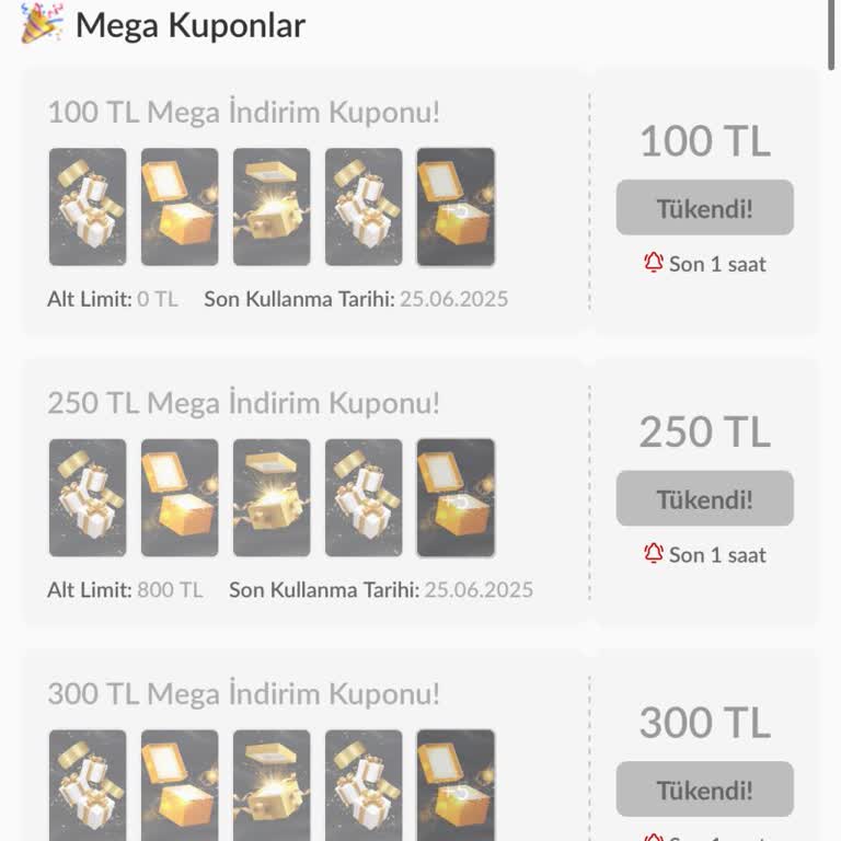 Trendyol Mega Kuponlar Yetersiz Ve Süresi Çok Kısa