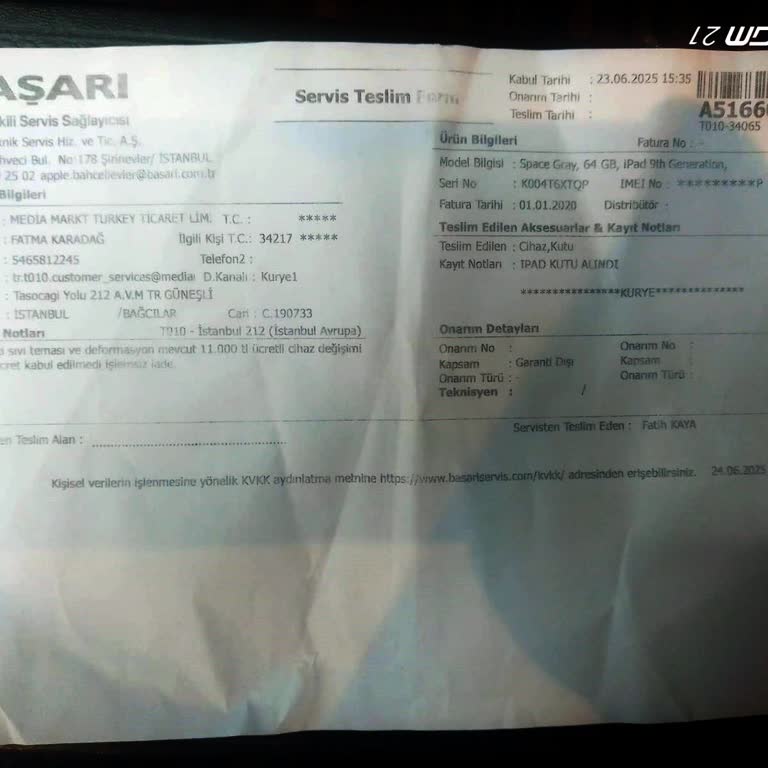 Garanti Kapsamında Şarj Soketi İçin Fahiş Ücret Talebi