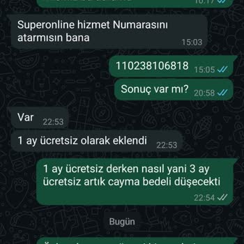 Söz Verilen Kampanya Ve Fiyatlar Uygulanmadı, İnternetim Haksız Yere Kesildi