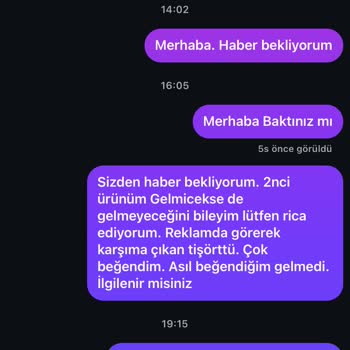 Hediye T Shirt Vaadiyle Ekstra Ücret Alıp Ürün Göndermediler İletişimi Kestiler