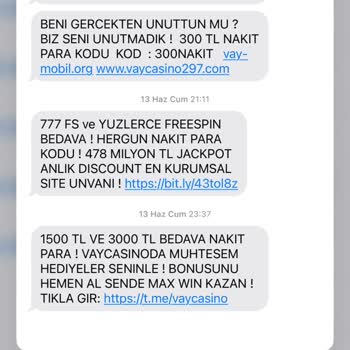 Vaycasino'dan Sürekli Gelen Mesajlar Huzurumu Bozuyor