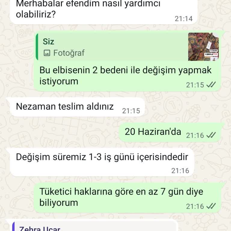 Elbise Değişim Süresi Tüketici Haklarına Uygun Değil