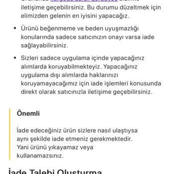 Kırık Gelen Ürünümün İadesi Kabul Edilmedi
