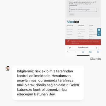 Verabet721.com'da Hesabım Askıya Alındı, 3000 TL'me El Konuldu