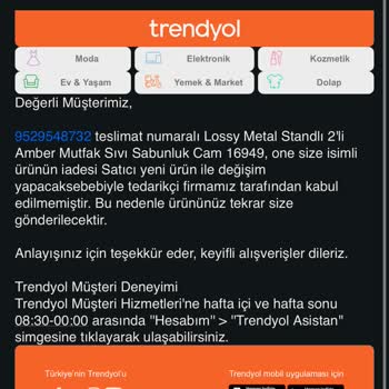 Yanlış Ürün Gönderimi Ve Değişim Talebinin Reddedilmesi Nedeniyle Mağduriyet