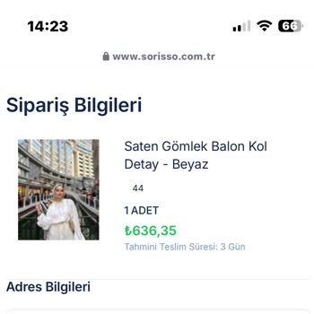 Sorisso Ürünüm Elime Ulaşmadı!