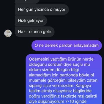 Sipariş Sonrası İlgisizlik Ve Yanıltıcı Bilgilendirme