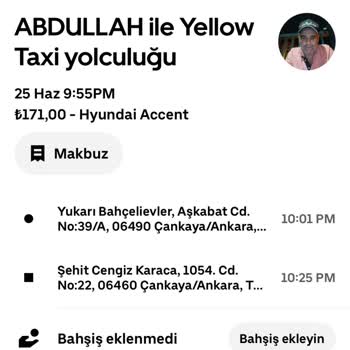 Uber'de İndirimli Ücret Çekildiği Halde Fazladan Tahsilat Yapıldı
