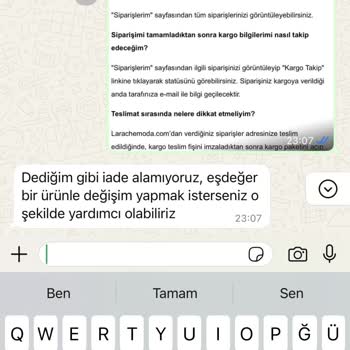 İade Talebim Reddedildi Başka Ürün Önerildi