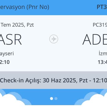Pegasus Check-in Yapmadan İptal Edilen Uçuşta Kesinti Uygulanması Ve Eksik Bilgilendirme