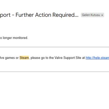 Steam Hesabım Çalındı, Destek Ekibine Ulaşamıyorum