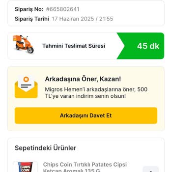 Migros Hemen Siparişimde İade Sorunu Ve Uzayan Mağduriyet