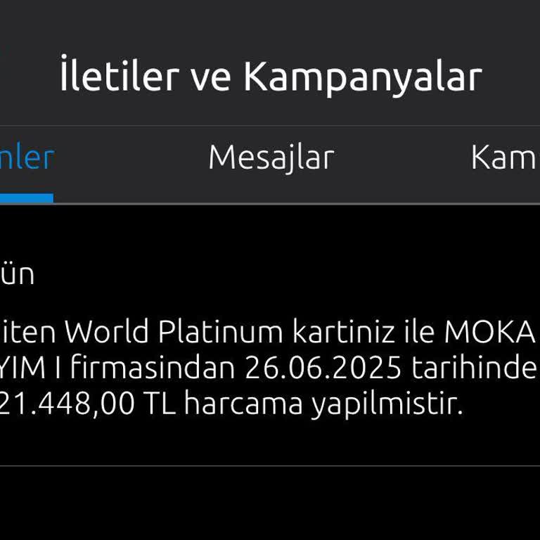 İzinsiz Kart İşlemi Sonrası Mağduriyetimin Giderilmesini Talep Ediyorum