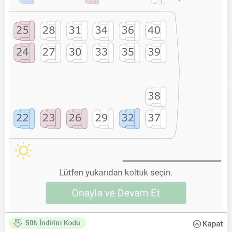 Satın Aldığım Tekli Koltuk Yerine Çiftli Koltukta Sıkıntılı Yolculuk