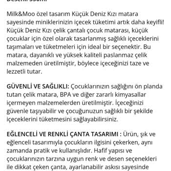 Paslanan Çelik Matara Ve Isı Koruma Sorunu Nedeniyle Mağduriyet