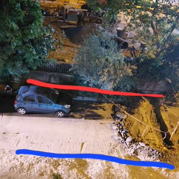 Mahalle Yolunun Arsaya Katılmasına Acil Müdahale Talebi