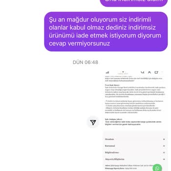 İade Talebim İndirim Gerekçesiyle Reddedildi, Müşteri Hizmeti Yanıt Vermiyor