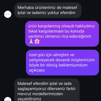 Sipariş İptali Yapılmıyor, Müşteri Mağdur Ediliyor