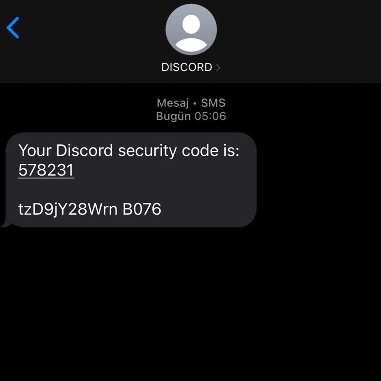 Bana Ait Olmayan Discord Giriş Kodu Hakkında Bilgilendirme