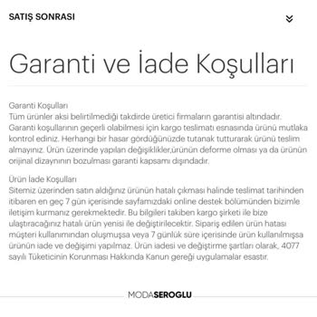 İade Talebim Keyfi Şartlarla Reddedildi