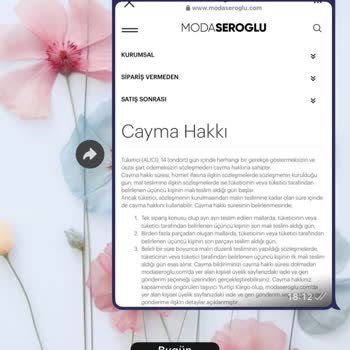 İade Talebim Keyfi Şartlarla Reddedildi