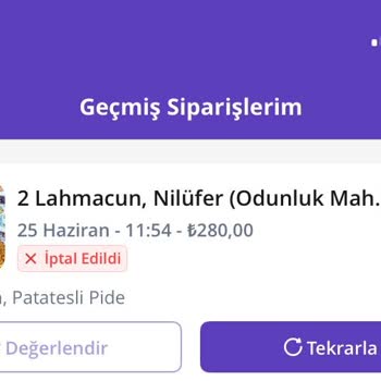 Getir'den Sipariş İptali Ve Para İadesi Sorunu