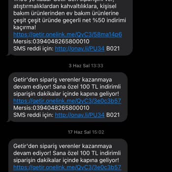 Getir'den Sipariş İptali Ve Para İadesi Sorunu