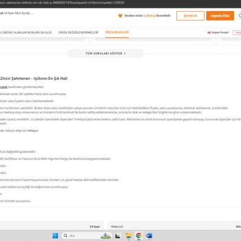 İade Hakkım Olmasına Rağmen Ürün İadesi Kabul Edilmedi