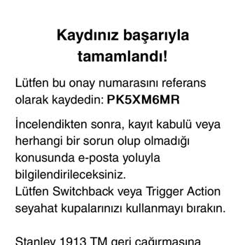 Stanley Trigger Action Termos Kapaklarının Geciken Değişimi