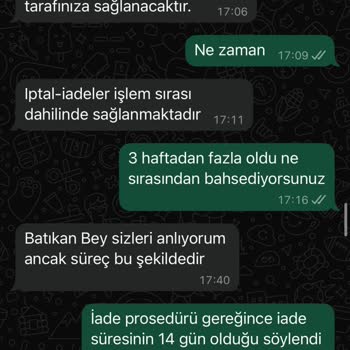 Vivense'den Alınan Dolabın Teslimat Ve İade Sürecinde Yaşanan Mağduriyet
