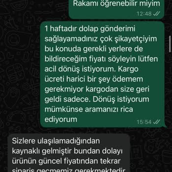 Vivense'den Alınan Dolabın Teslimat Ve İade Sürecinde Yaşanan Mağduriyet