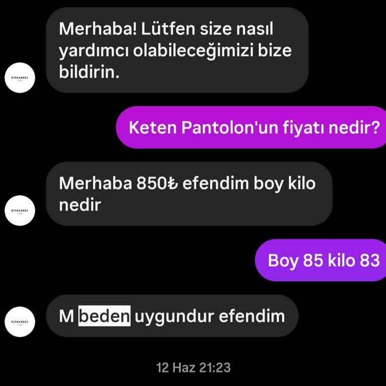 Yanlış Beden Önerisi Ve Fahiş Değişim Ücreti Mağduriyeti