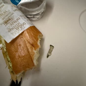 Uçak İkramında Sandviçten Vida Çıkması Ve Geri Dönüş Yapılmaması