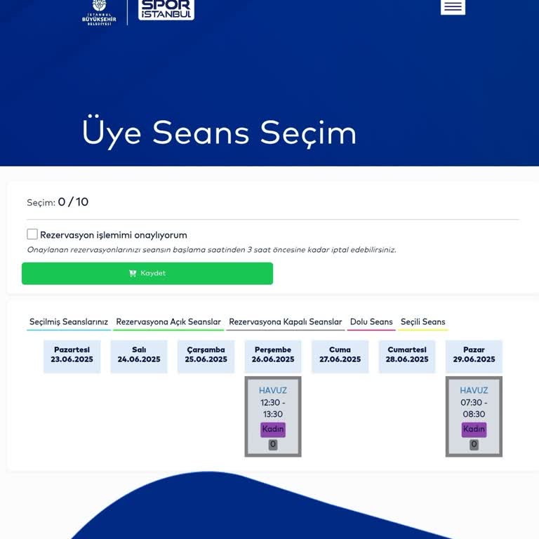 Kartal Hasan Doğan Spor Kompleksi'nde Yüzme Kaydı Ve İletişim Sorunları