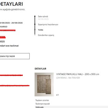 Zara Home Ve Kargo Şirketinin Yetersiz İletişimi Ve Teslimat Sorunu!