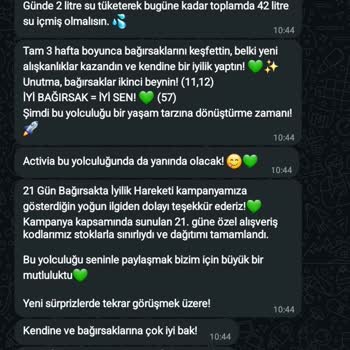 Activia 21 Gün Kampanya Kodları Verilmedi
