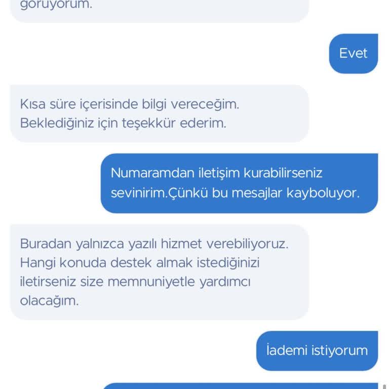 Otobüs Gelmedi, Para İadem Yapılmıyor