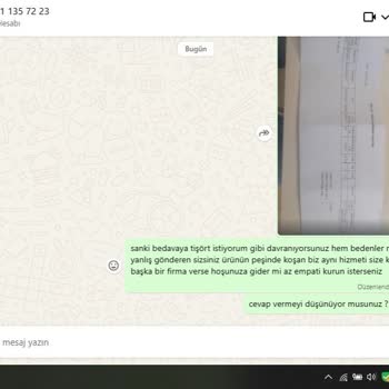 Yanlış Ürün Ve İlgisiz Müşteri Hizmetiyle Mağduriyet Yaşıyorum