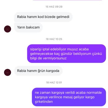 Siparişim 20 Gündür Kargoya Verilmiyor İletişim Yok