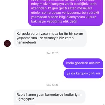 Siparişim 20 Gündür Kargoya Verilmiyor İletişim Yok