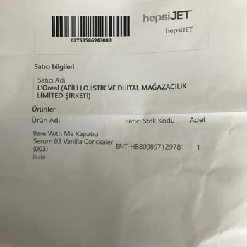 Satıcıdan Alınan Kozmetik Ürünün Sahte Çıkması Ve İade Sorunu