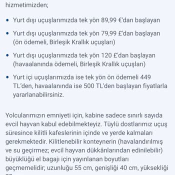Kedi Bileti İçin Fazla Ücret Alındı, İade İstiyorum