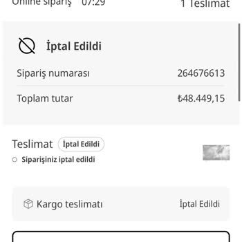 Siparişlerim Sürekli İptal Ediliyor, Mağduriyet Yaşıyorum